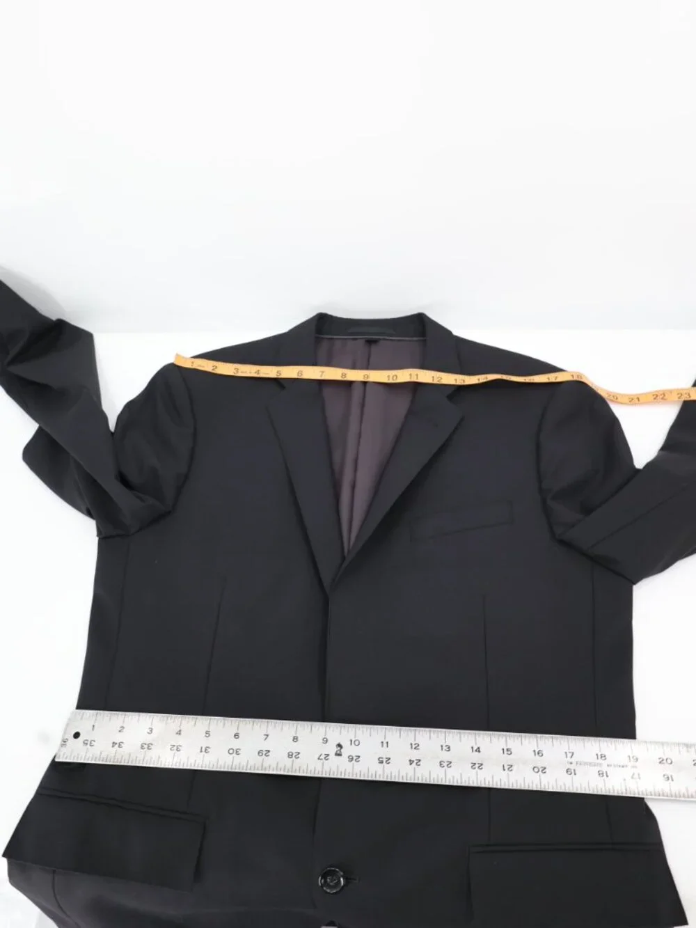 J. Crew Sport Coat Mens 40R Ludlow Loro Piana Super 120s Wool Blazer Black notch